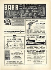 1953 PAPER AD Futuristic Products Toy Strato-Gun Automatic Cap Gun Natural Doll