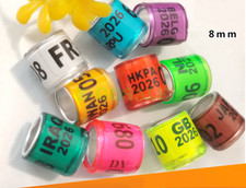 2026 Multicolor 8mm Bird Foot