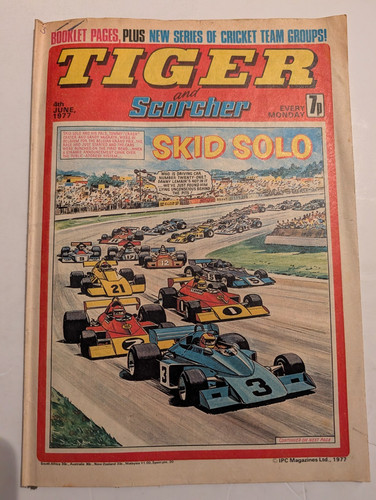 Tiger and scorcher comic - tiger,