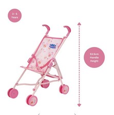 Papa Pig Doll Pram Push Chair