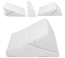 4 in 1 Wedge Support Pillow Cushion , Memory Foam, Leg/Sitting/Lying/Elevation