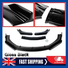 New glossy black front - front, bumper