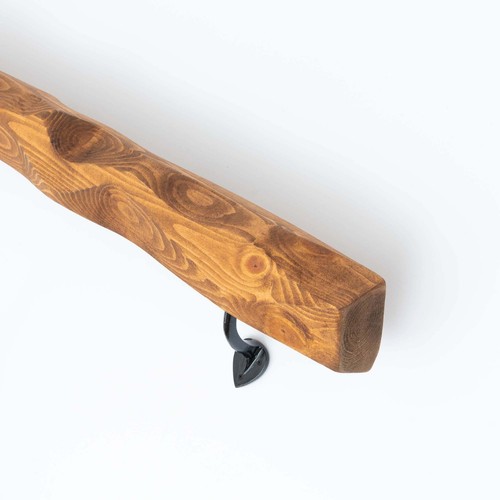 Live edge stair - stair, rail