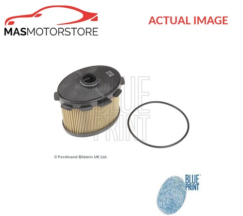 Engine fuel filter blue - filter, print