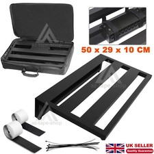 Large Size Guitar Effect Pedal Board Aluminum Alloy Pedalboard with Carry Bag