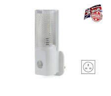 3 Pin Plug in Low Energy Automatic LED Baby Night Light Dusk To Dawn Sensor UK