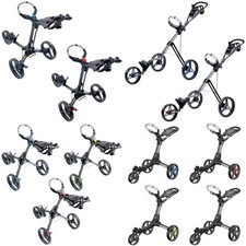 2025 Motocaddy Push Golf Trolley 3-Wheel Cart Compact Easy Foldable Lightweight