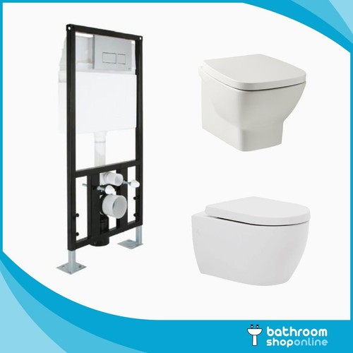 Concealed wall hung toilet - concealed,