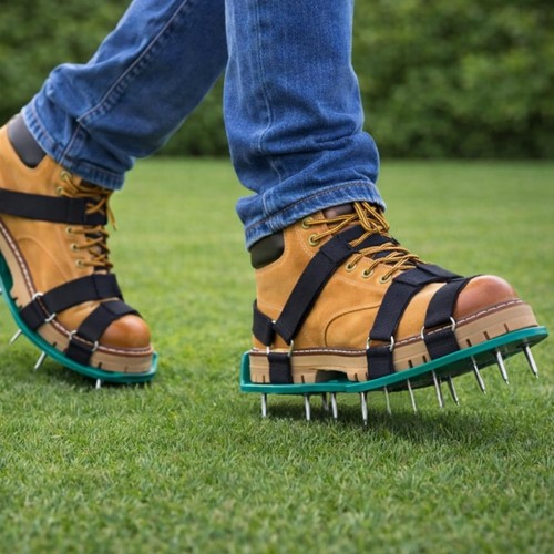 Lawn aerator shoes heavy - lawn,