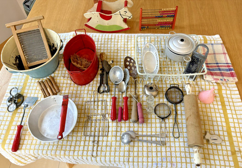 Antique vintage kitchen - &,