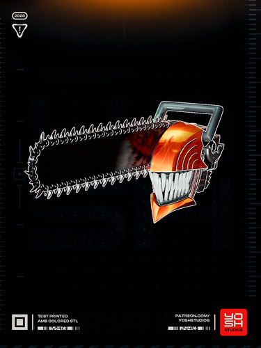 Chainsaw man anime helmet - chainsaw,
