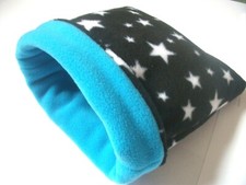 *COZY PETS* LARGE 10" x9" FLEECE SNUGGLE POUCH GUINEA PIG BED, BAG HEDGEHOG,RAT 