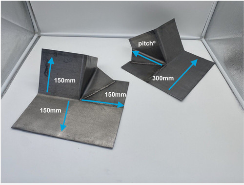 Lead front tray corners - lead,