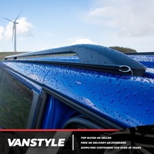 FOR VW SWB TRANSPORTER T5 T6 CAMPER DAYVAN PREMIUM AWNING RAIL C-TRACK BLACK