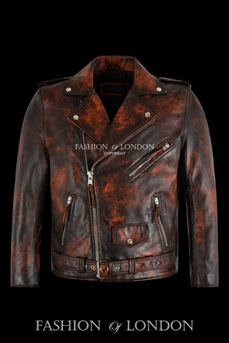 Brando men leather jacket - brando, men's