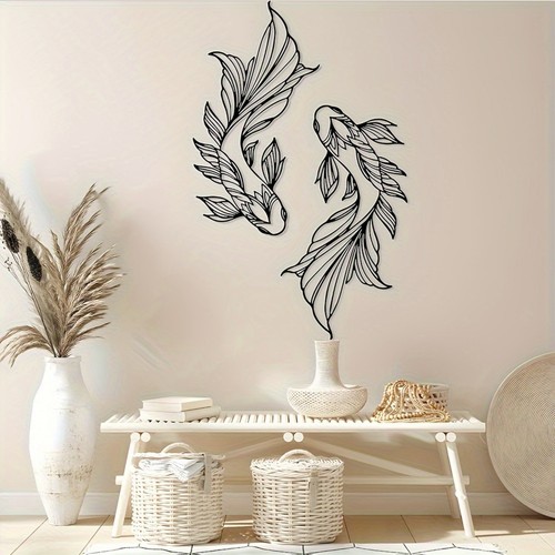 Goldfish metal wall - goldfish,