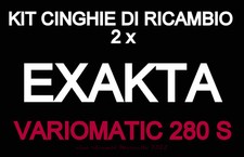 ★KIT CINGHIE DI RICAMBIO 2 x PROIETTORE EXAKTA VARIOMATIC 280 S★
