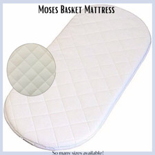 Baby Moses Basket Mattress Extra Thick Comfy Cushy Anti Allergenic ALL SIZES