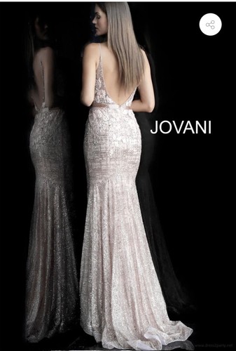 Jovani silver embellished - jovani,