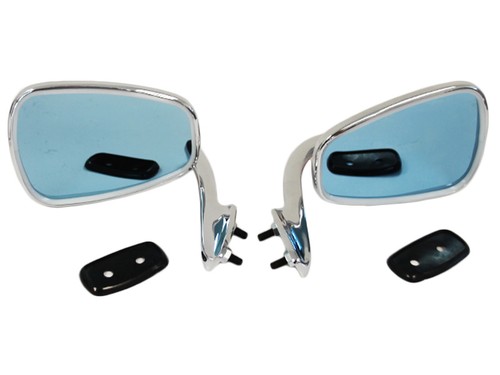 Chrome mirror rear - , view