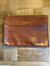 Conker Brown Leather Clutch