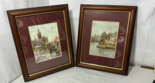 Vintage 2 Framed Prints by G. F Nicholls Truro and Polperro in Cornwall