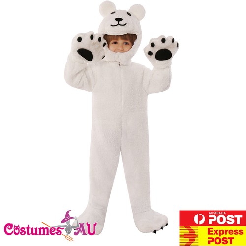 Kids white polar - white, animal