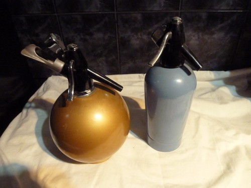 Soda siphon bottles - soda,