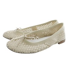 Repetto Crochet Cendrillon Ballet Shoes Beige /Sr13 Ladies