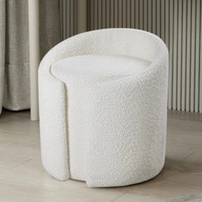 Teddy Plush Ottoman Pouffe