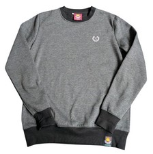 Vintage Official West Ham United Jumper Medium Grey & Black Free Post Irons 