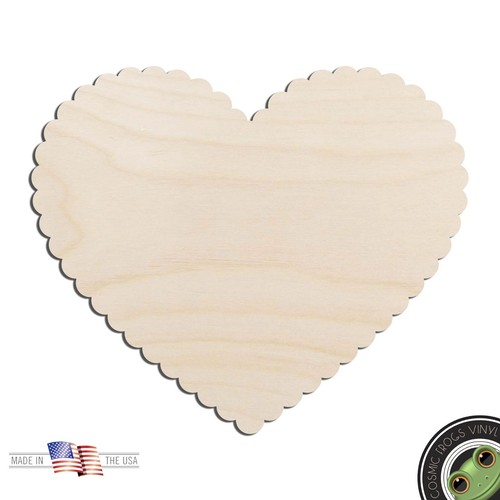 Scalloped heart laser cut - heart,