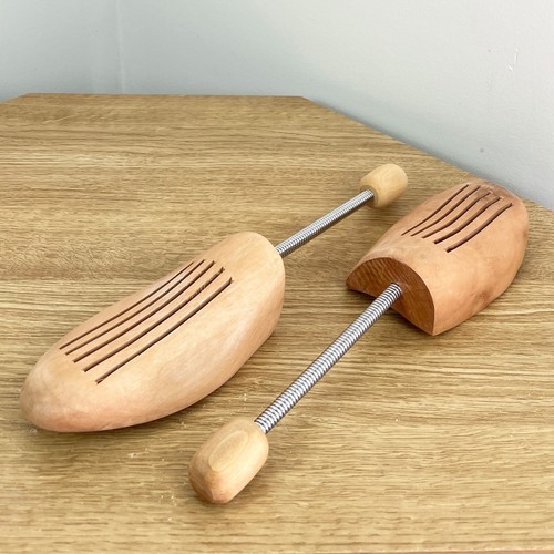 Wooden shoe trees - wooden, uk