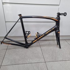 RIDLEY FENIX SL FRAMESET LARGE FRAME 57CM CARBON ROAD RACING BIKE BLACK ORANGE