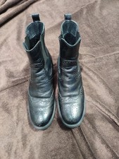 Moshulu Black Chelsea Boots