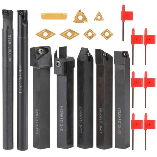 21pcs 12mm shank - 12mm, lathe