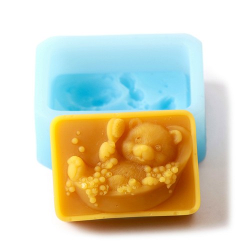 Teddy bear bath - bear, silicone