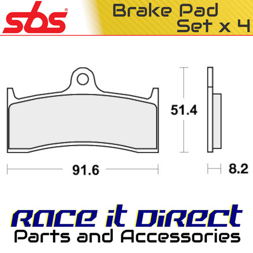 Brake pads for kawasaki 7 - for,