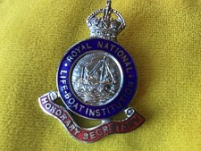 Vintage Blue & Red Enamel RNLI