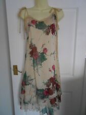 Twin Set Simona Barbieri rose print tea dress size S