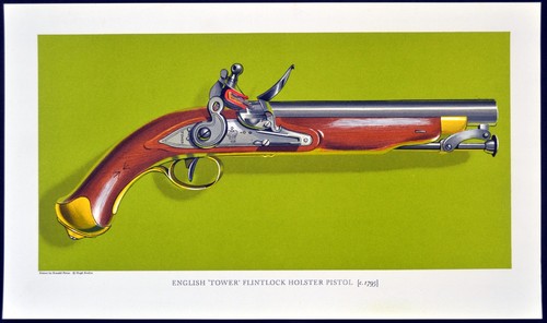 English tower flintlock - english,