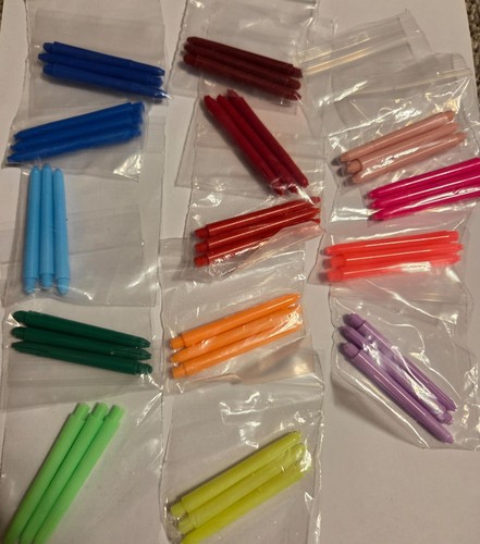 Coloured medium darts shafts - coloured,