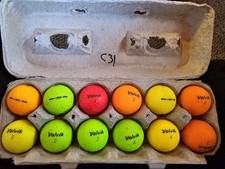 12 Used Volvik Vimax Golf Balls