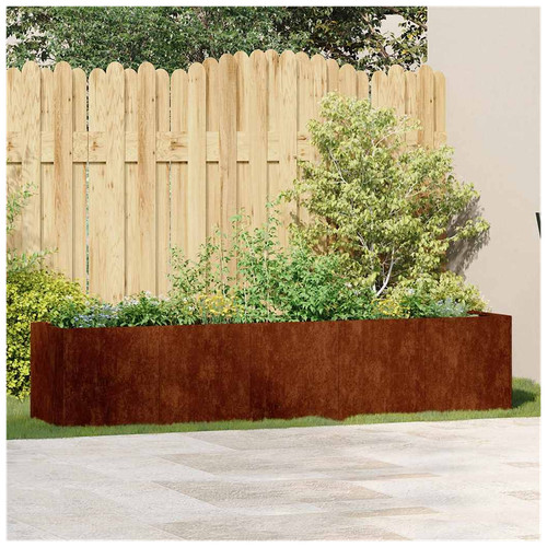 Planter weathering steel - weathering,