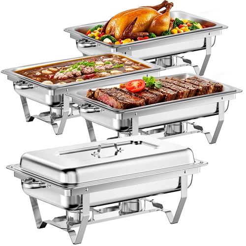Packs stainless steel chafer - 4,