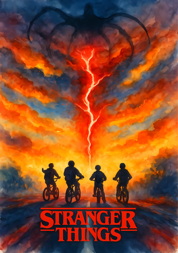 Stranger style poster - style,