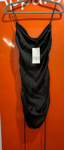 Zara satin effect draped - zara,