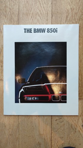 Bmw 850i brochure 1992 - 850i,