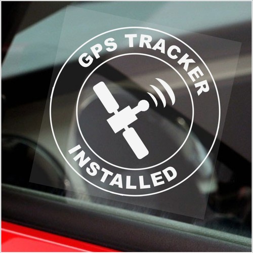Sign gps tracker installed - gps,