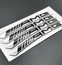 4x AMG Alloy Wheel Badge Decal